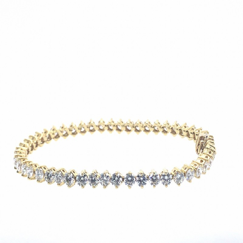 18k Diamond Gold Tennis Bracelet