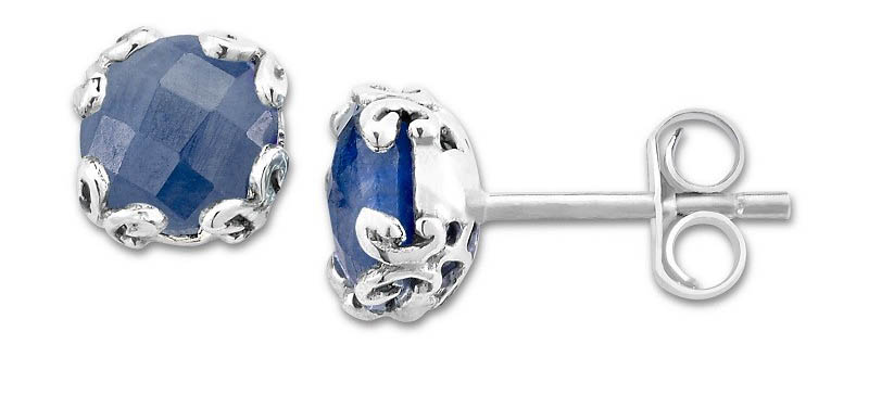 sapphire stud earrings