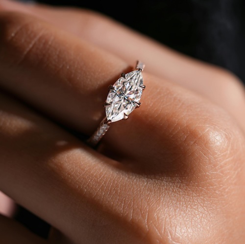 Marquise diamond ring