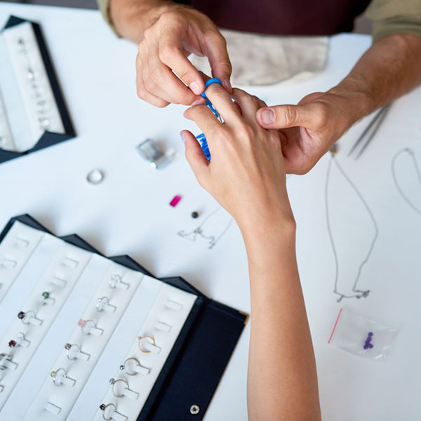 Jeweler Sizing Finger for Ring