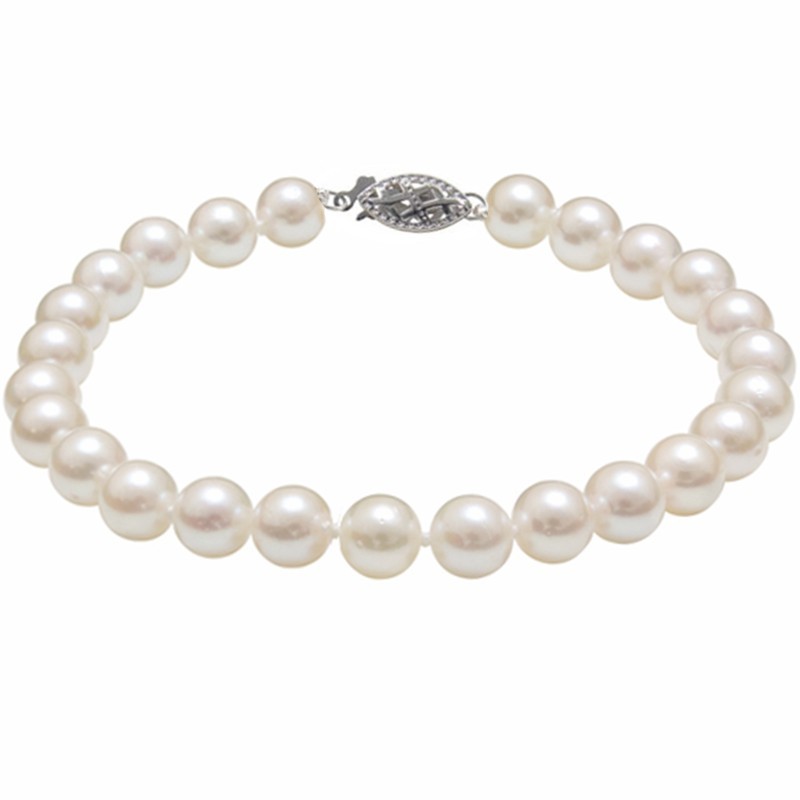 6x6.5mm Akoya Salt Water Pearl Bracelet