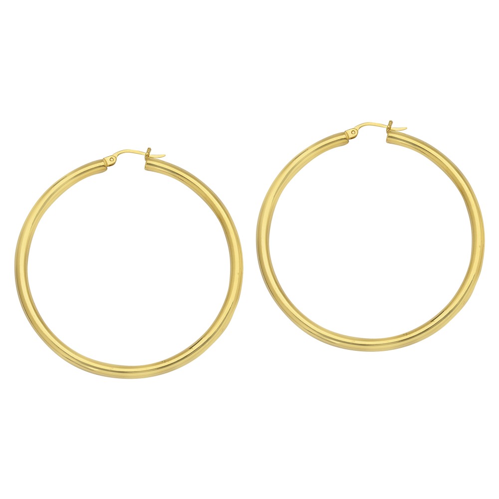 Polished Hoops 3X40MM