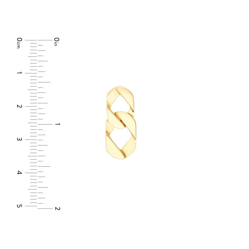 Chain Link Studs in 14K Yellow Gold