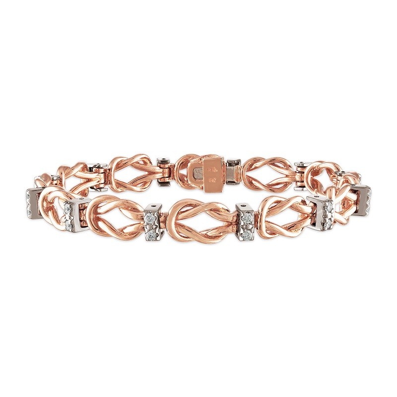 Two Tone Reef Knot Starter Bracelet