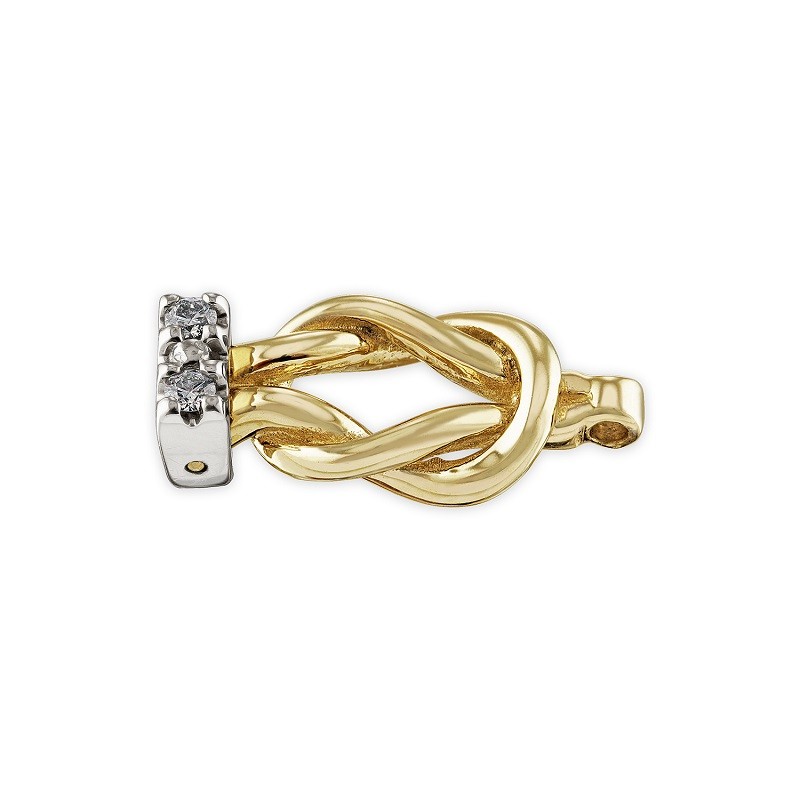 Two Tone Reef Knot Starter Bracelet