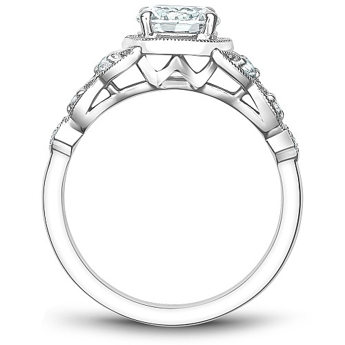 Vintage Engagement Ring With Milgrain Detail