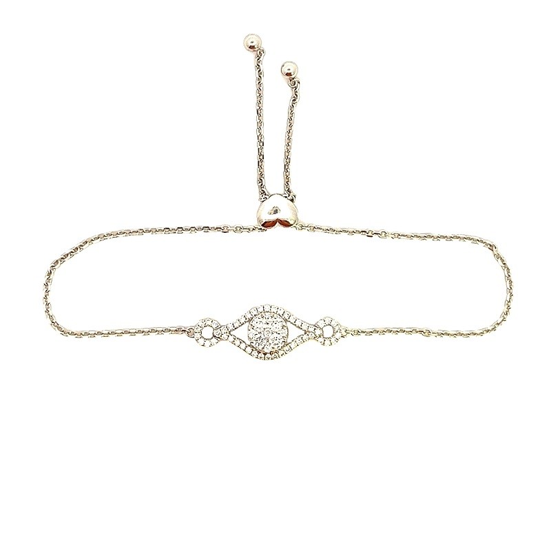 Diamond Eye Bolo Bracelet