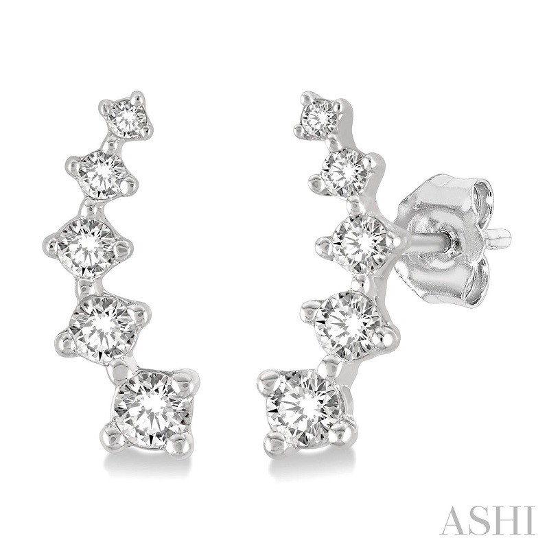 Ashi 1/10 CTW Diamond Ear Climbers