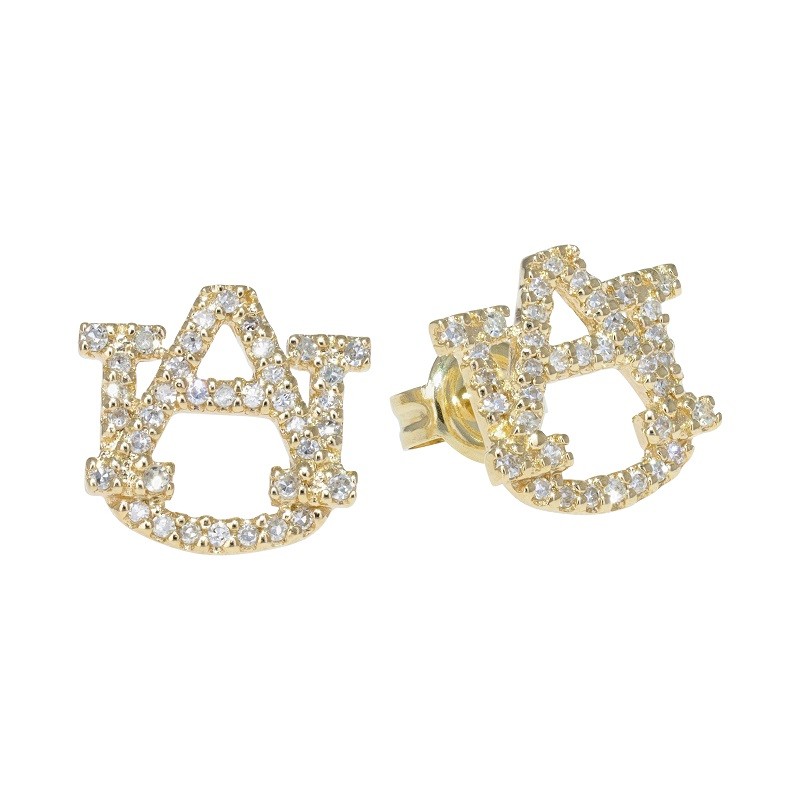 Yellow Gold Diamond AU Studs