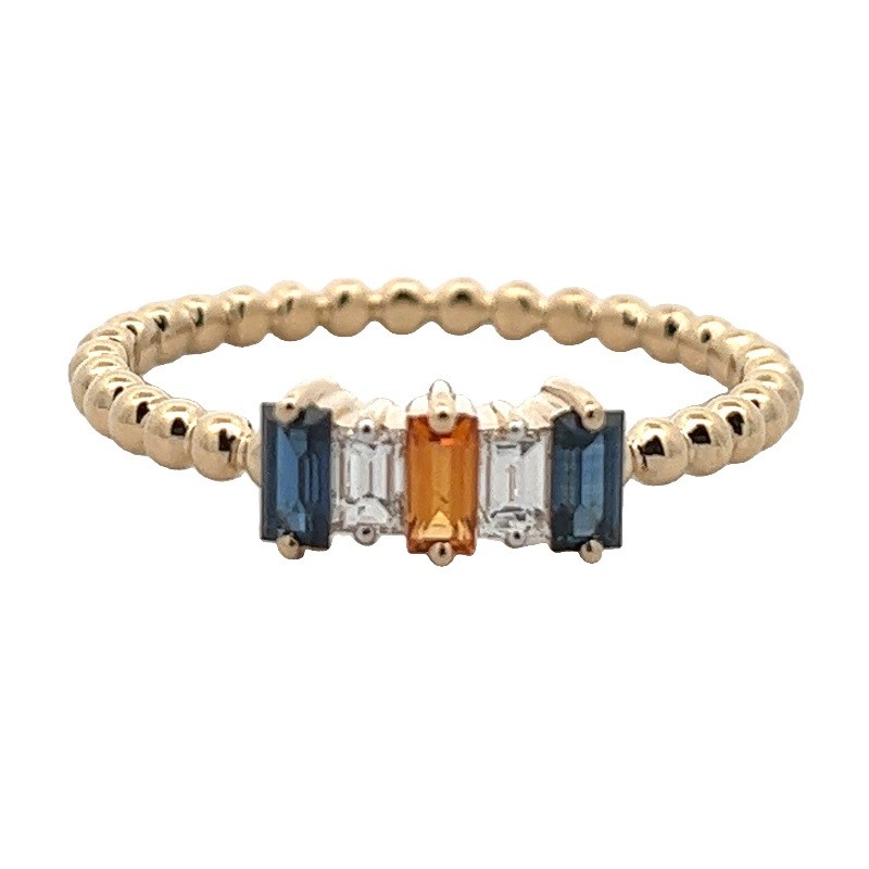 Beautifully Broken Spirit Ring in 14K Yellow Gold