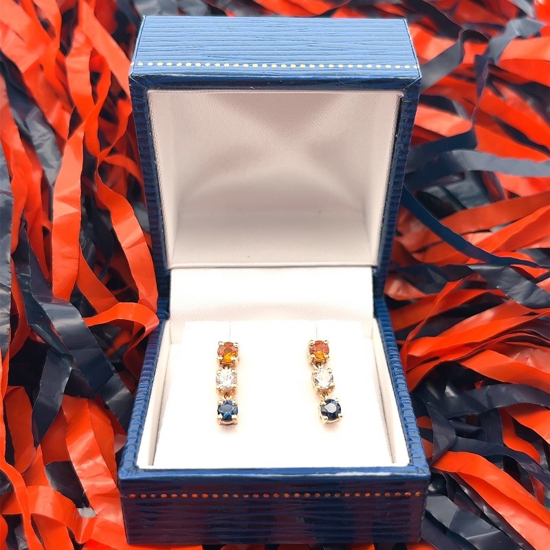 Sapphire Spirit Dangle Earrings