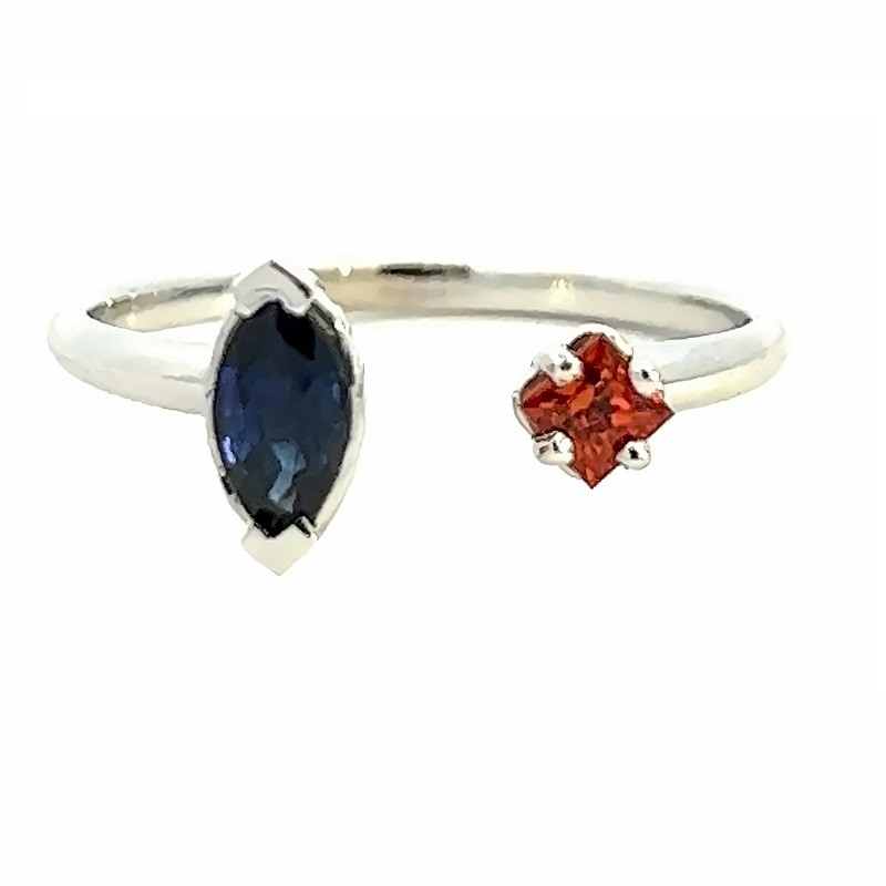 Open Sapphire Spirit Ring
