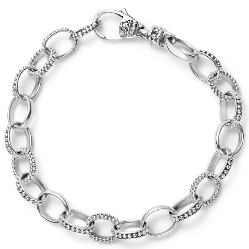 Lagos Caviar Bead Link Bracelet