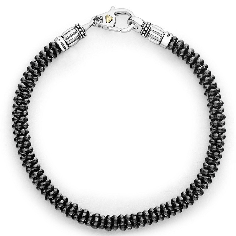 Lagos 5mm Ceramic Caviar Beaded Bracelet