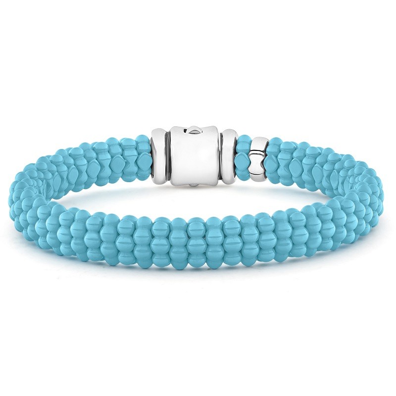 Lagos Blue Caviar Ceramic Beaded Bracelet