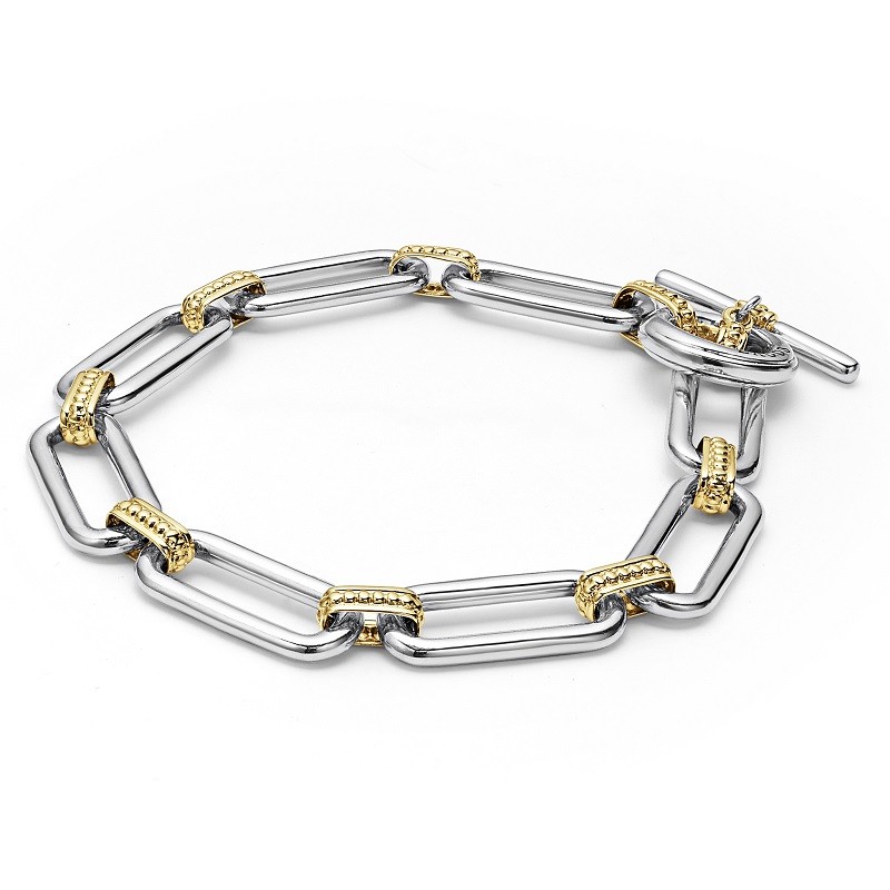 Lagos Two Tone Link Bracelet