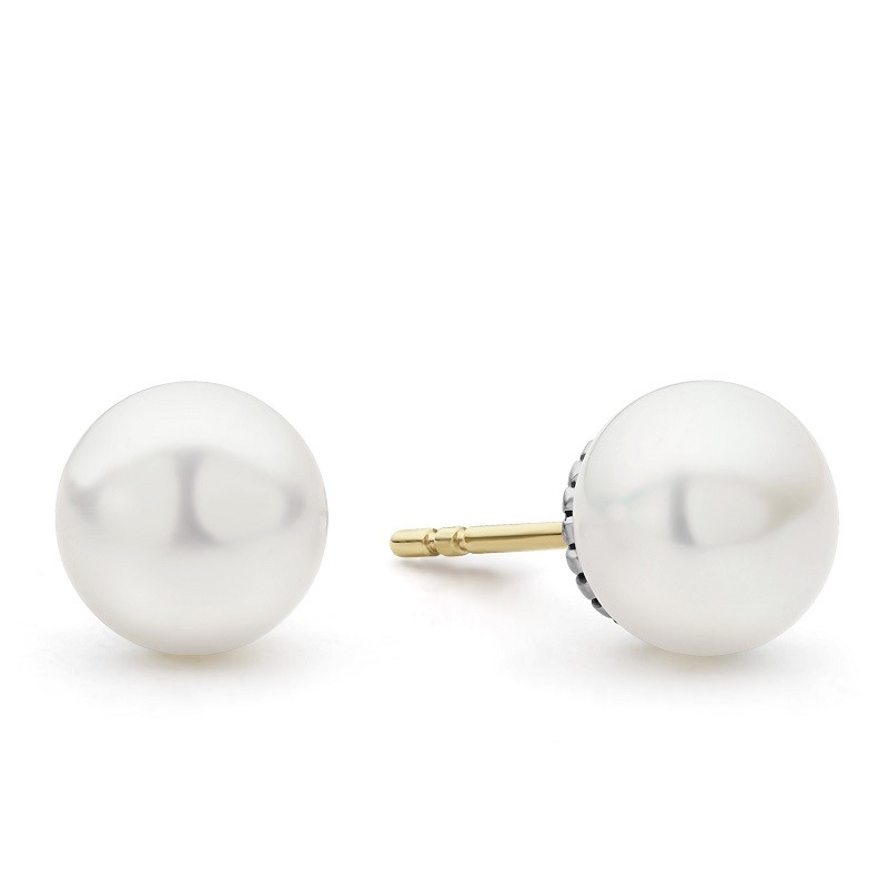 Lagos 8mm Pearl Earrings