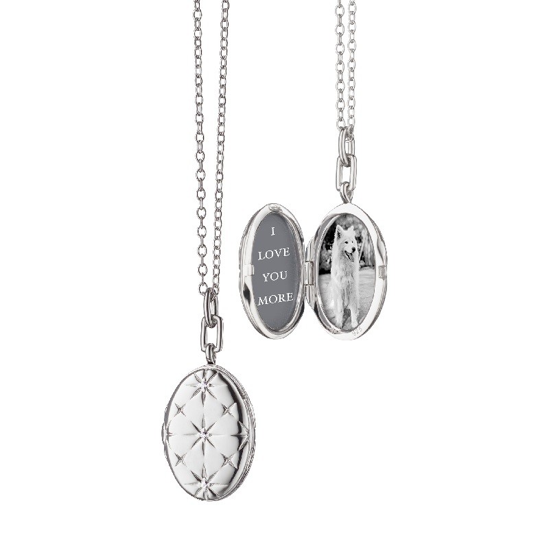 Monica Rich Kosann Oval Mosaic Locket