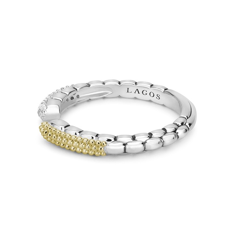 Lagos Open Diamond Stacking Ring