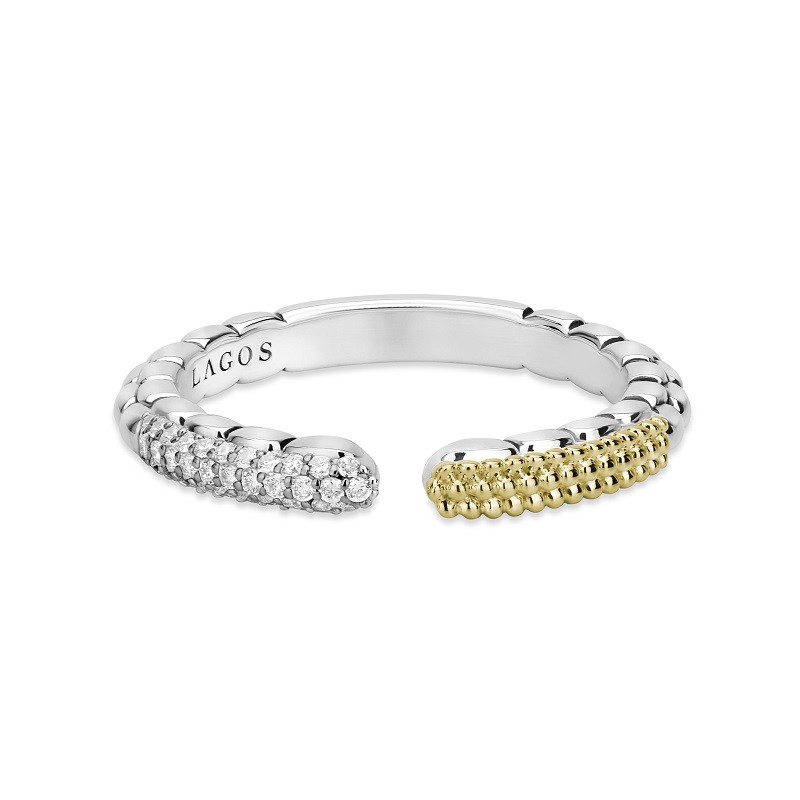 Lagos Open Diamond Stacking Ring