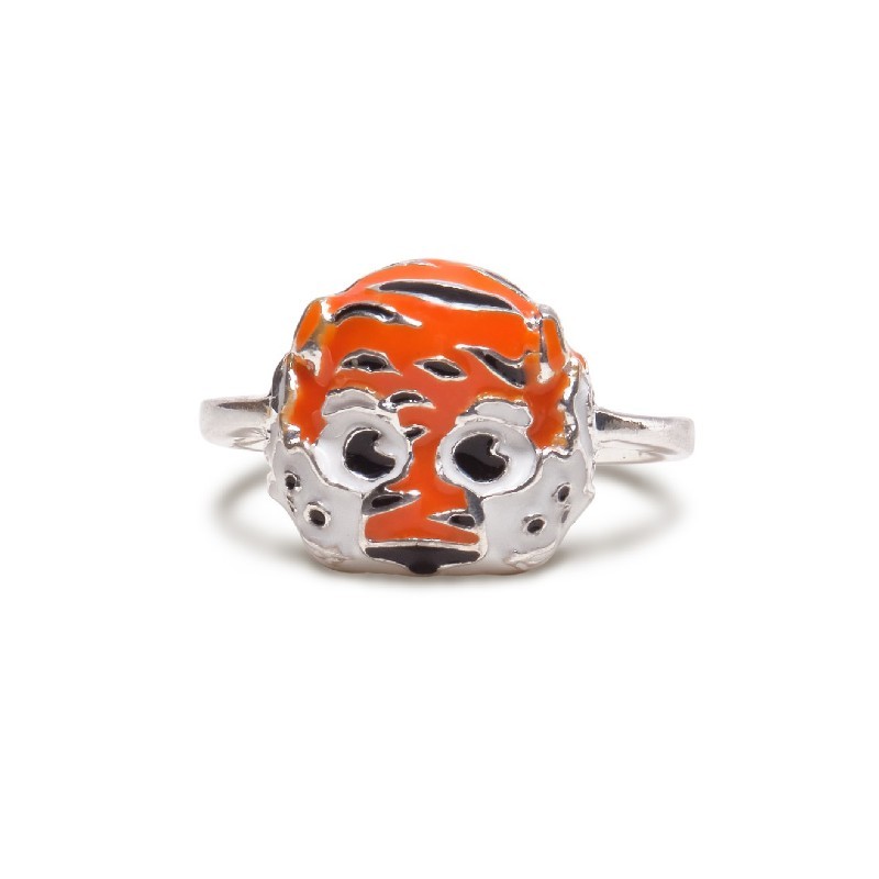 Sterling Silver Auburn Tiger Ring