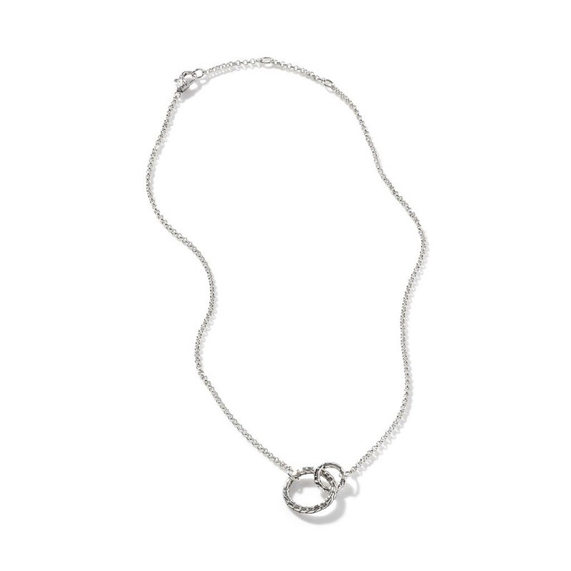 John Hardy Palu Interlocking Station Necklace
