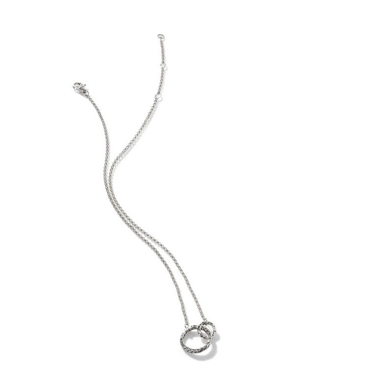 John Hardy Palu Interlocking Station Necklace