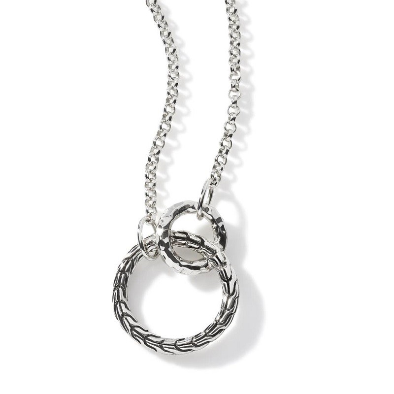 John Hardy Palu Interlocking Station Necklace