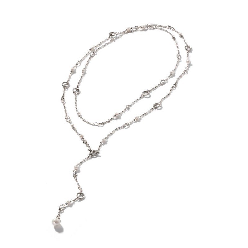John Hardy Pearl Transformable Sautoir Necklace