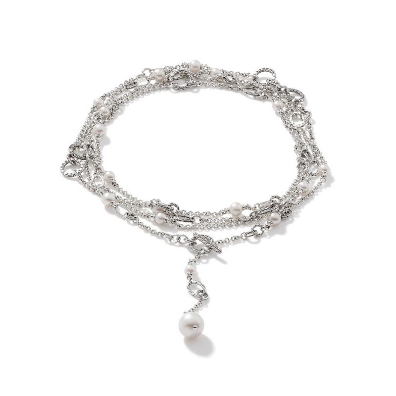 John Hardy Pearl Transformable Sautoir Necklace