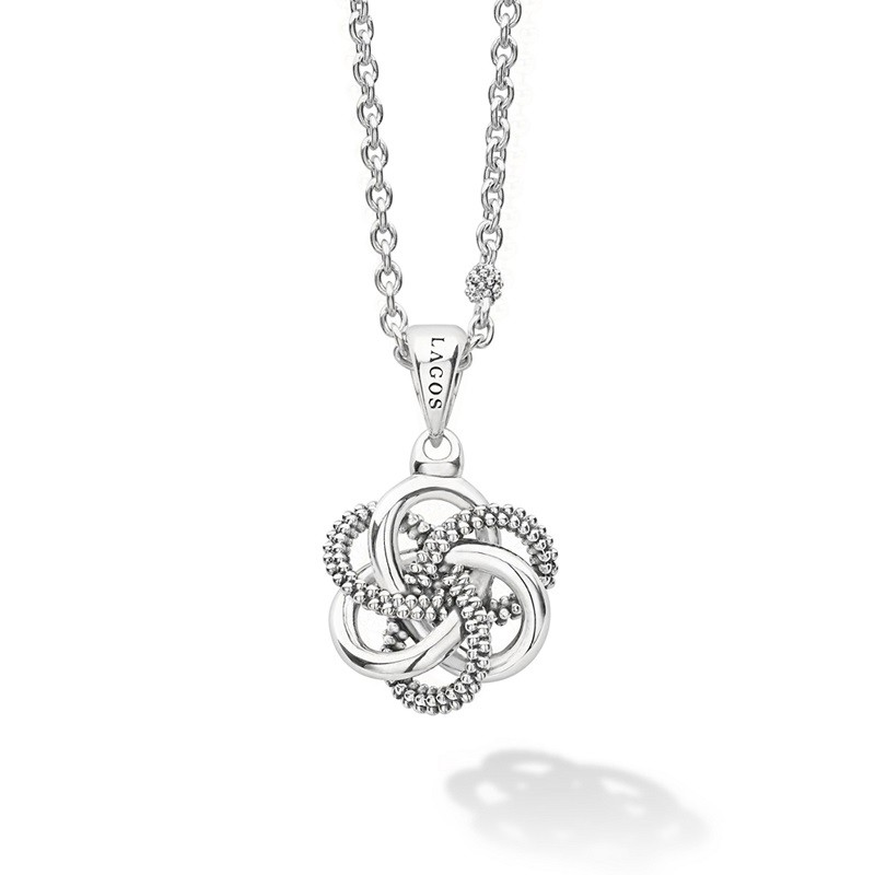 Lagos Small Sterling Silver Pendant Necklace