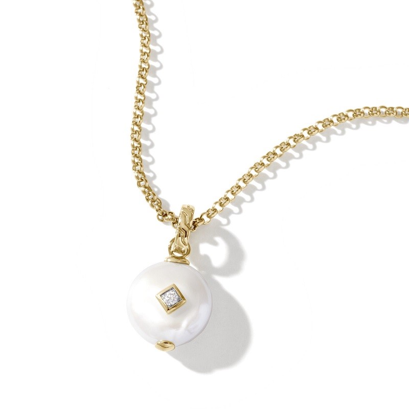 John Hardy Classic Chain Pearl Charm