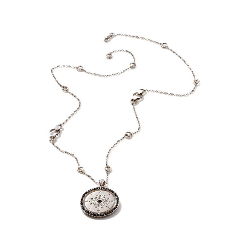 John Hardy Dot Mandala Pendant Necklace