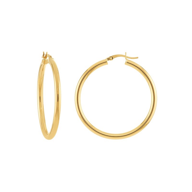 Polished Hoops 3X40MM