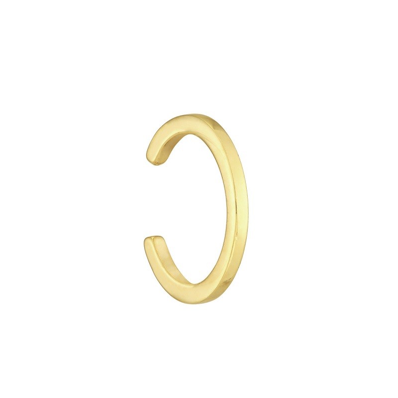 Polished Yellow Gold Ear Cuff