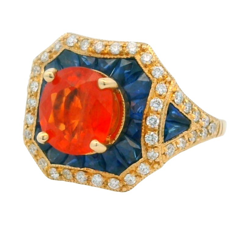 Bold Blue Sapphire Spirit Ring