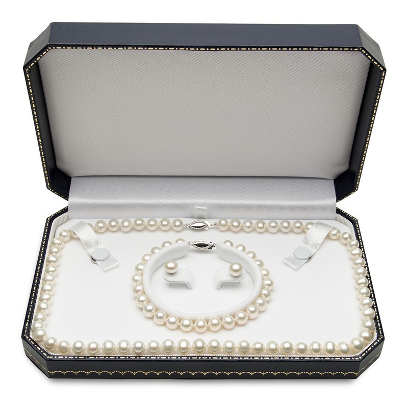 6x7mm 3 Piece Pearl Set