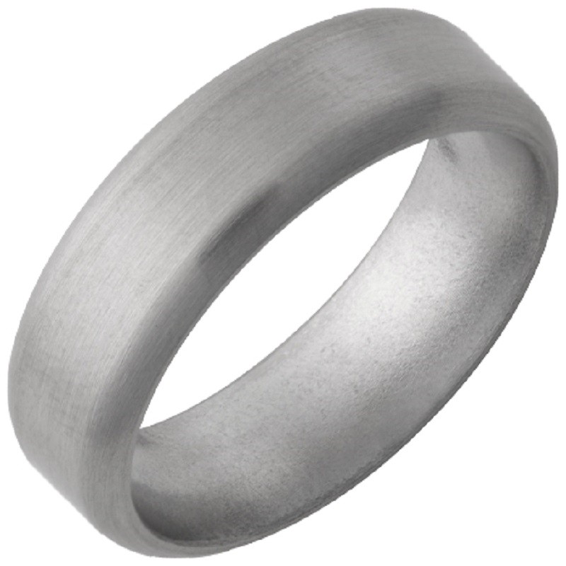 TITANIUM ROUND EDGE BAND WITH SATIN FINISH