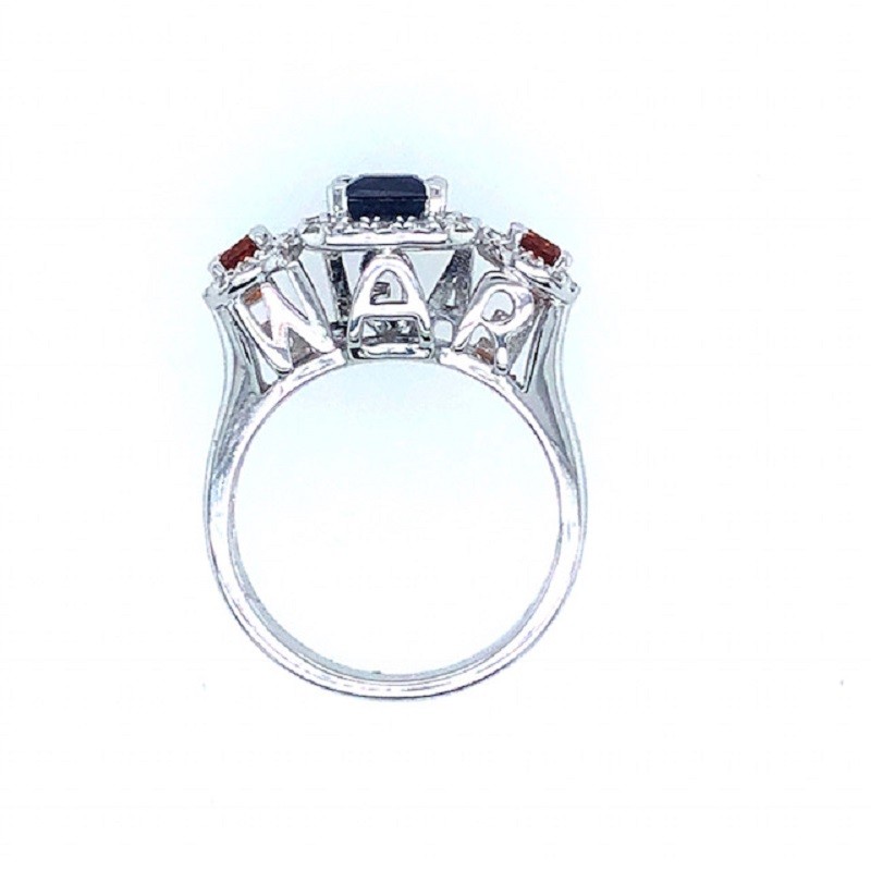 STERLING SILVER WAR EAGLE RING