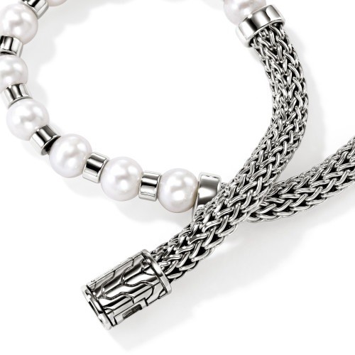 John Hardy Essentials 5mm Bracelet with Pearls