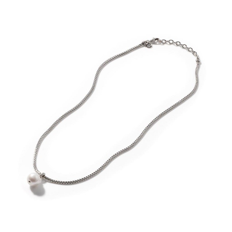 John Hardy Pearl Pendant Necklace