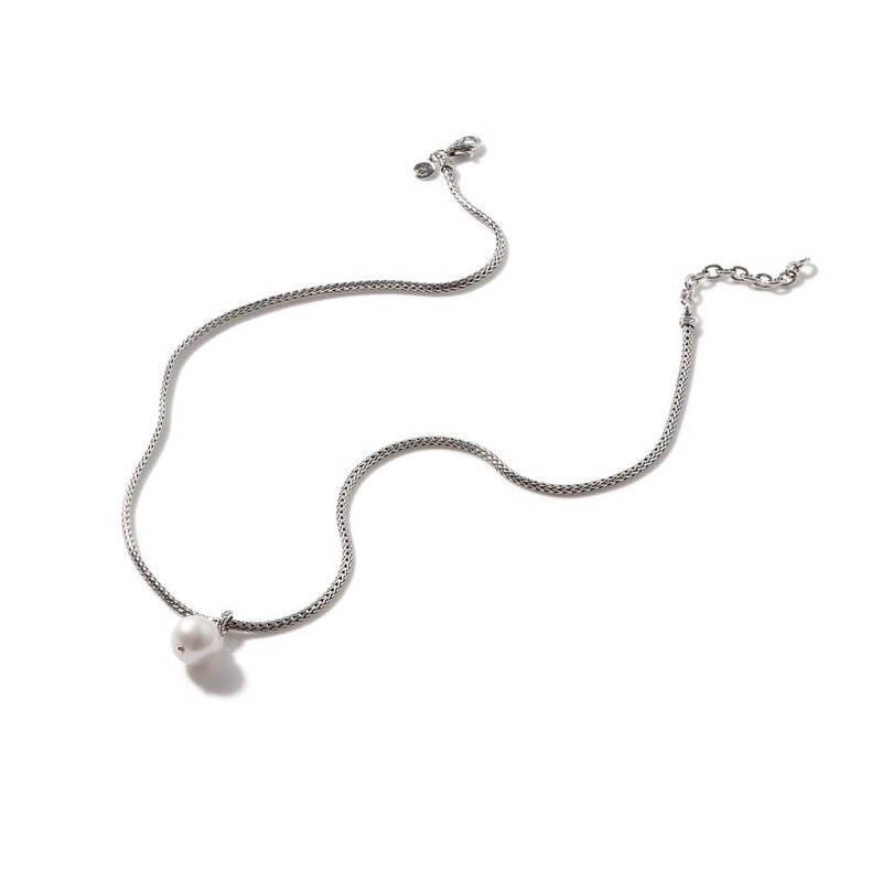 John Hardy Pearl Pendant Necklace