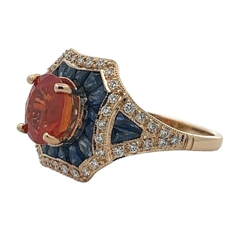 Bold Blue Sapphire Spirit Ring
