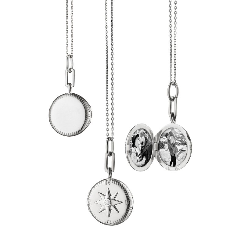 Monica Rich Kossann Adventure Compass Locket
