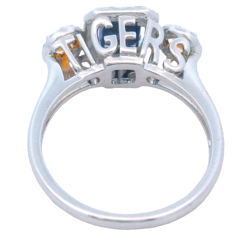 STERLING SILVER AUBURN TIGERS RING
