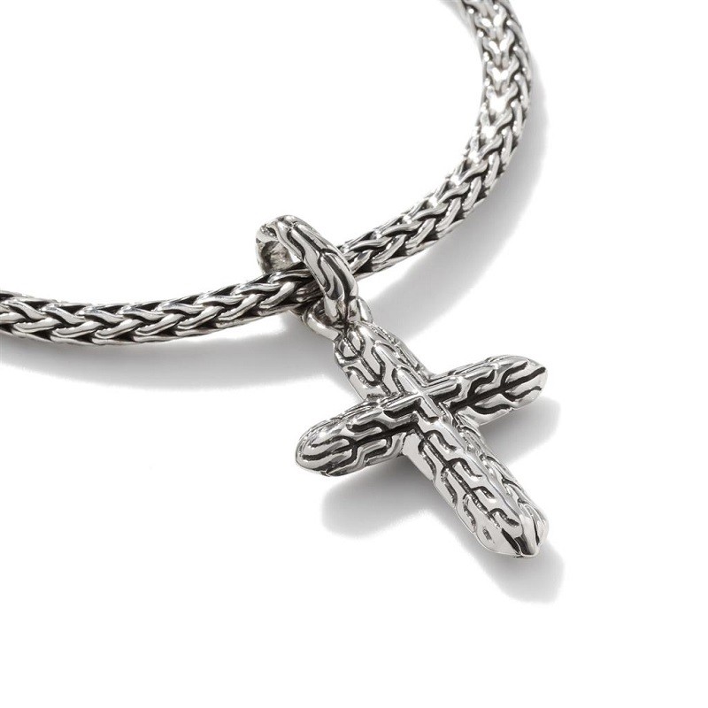 John Hardy Classic Chain Cross Charm Bracelet