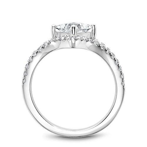 Modern Princess Engagement Ring