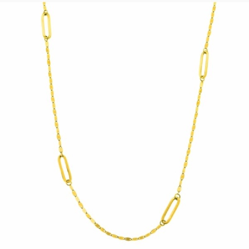 14K Yellow Gold Forzentina Chain