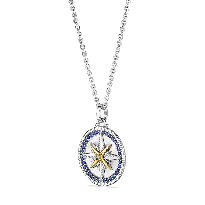 Judith Ripka Little Luxuries Long North Star Medallion