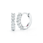 Roberto Coin Perfect Diamond Hoops with Diamonds
